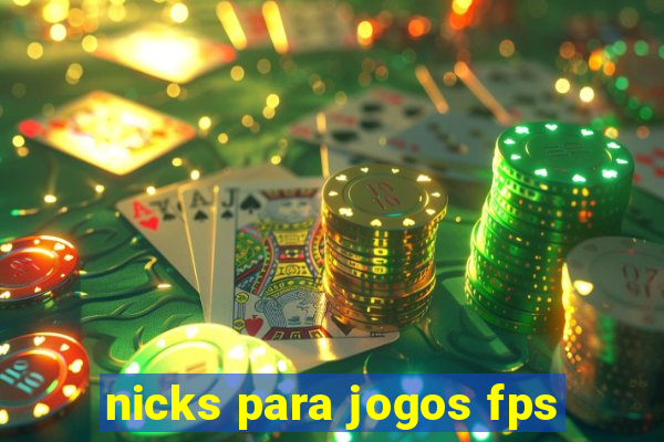 nicks para jogos fps